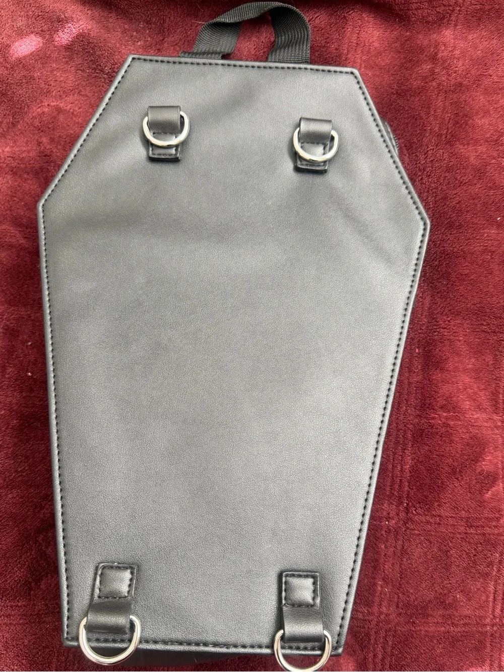 Spencer's Black Textured Tote Interior - Branded Lining